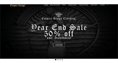 Desktop Screenshot of empirekingsclothing.com